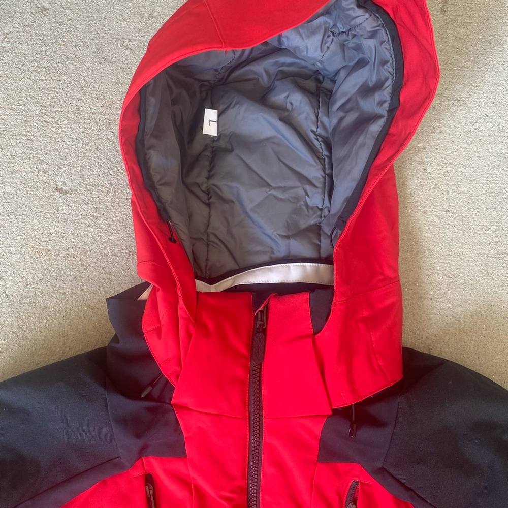 Obermeyer Foundation Snow Insulated Red/Black Skiing-Jacket Men’s Large NWOT - Picture 5 of 16